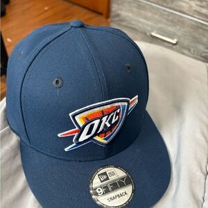 New Era OKC Thunder Interior Snapback - Navy and Gray